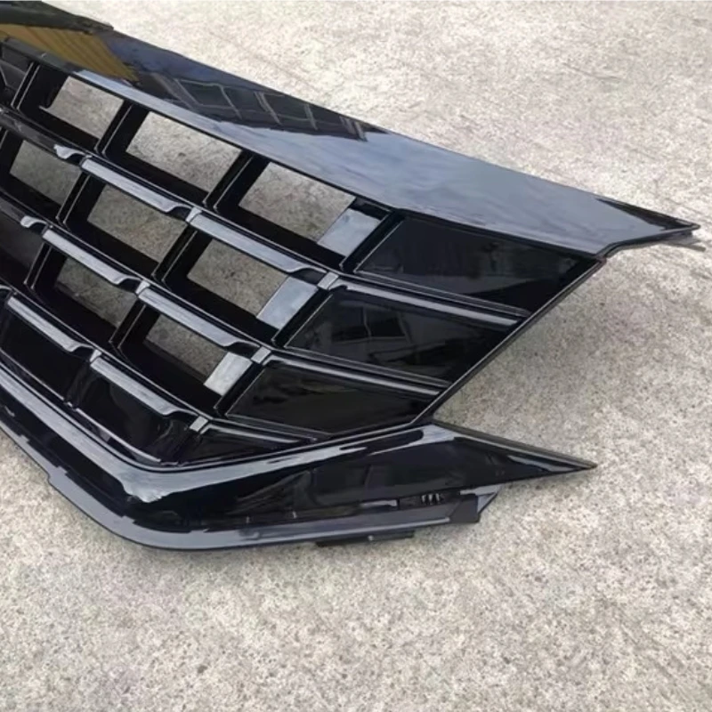 폭스바겐 폭스바겐 파사트 2019 2020 개조형 신형 스타일 자동차 범퍼 그릴용 크롬 그릴 블랙 라디에이터 그릴