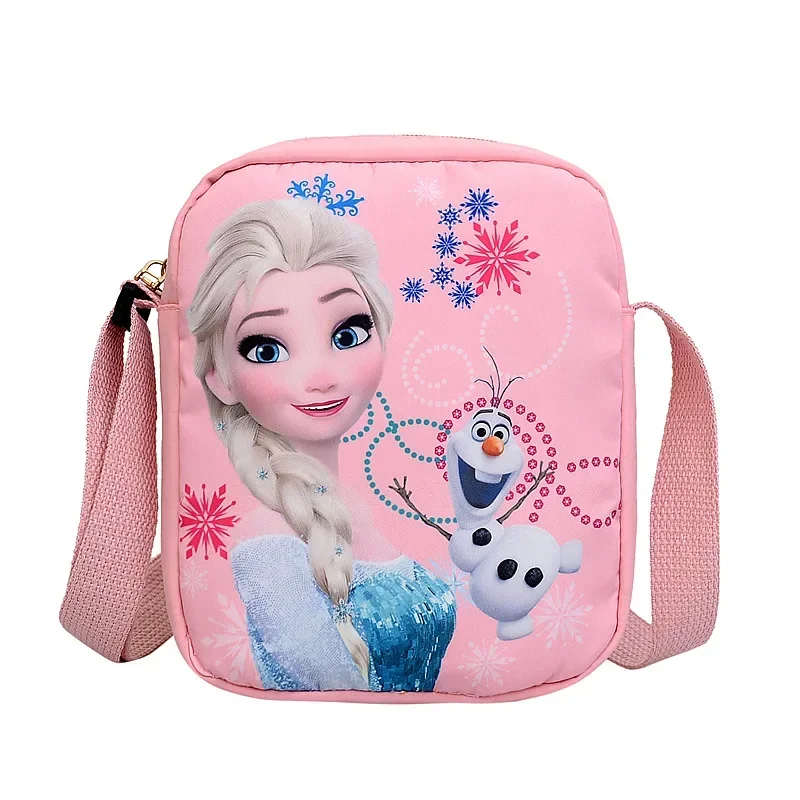 Crossbody Bag MINISO Disney Princess Series "Frozen 2" Elsa Sophia Cartoon Shoulder Bag Girls Casual Fashion Handbag