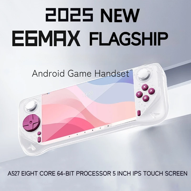 2025 E6MAX Android Convenient Handheld Game Players 8-core 64 bit