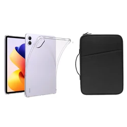 Clear TPU Tablet Cover with Shockproof Airbags - Enhanced Protection for POCO Pad M1 (TPU Case and Sleeve)