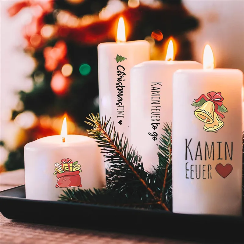 Рисунок 5 - наклейки в виде свечей