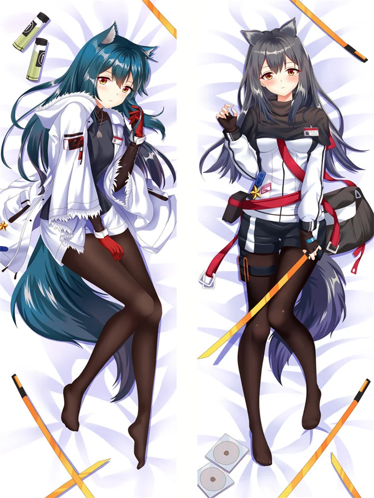 Cosplay Anime Arknights Dakimakura CHEN The Hoilday Pillowcase DIY Decorative Pillow Hugging Body Pillow Cover Case Home Bedding