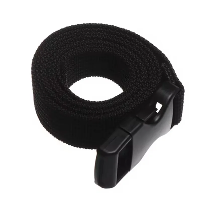 0,5-3M Reise gebunden schwarz langlebig Nylon Fracht Spanngurt Gepäck Wimpern Gürtelband mit Nockenschnalle Reise-Sets Outdoor Camping Werkzeug – Detail 6