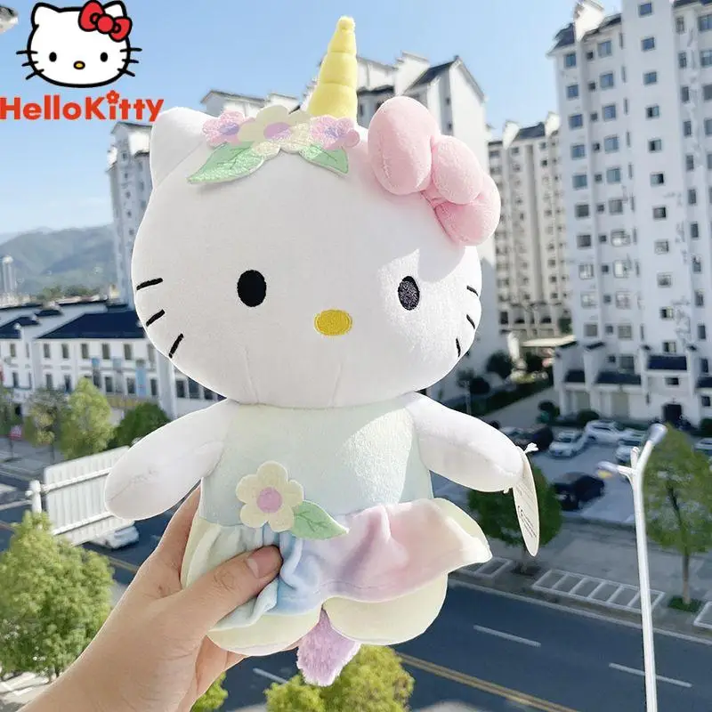 

25Cm New Kawaii Hello Kitty Plush Doll Sanrio Cartoon Day Pink Plush Toys Valentine's Day Children's Birthday Gift Party