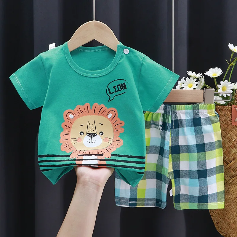 Boys Cartoon T-Shirt Shorts Set 2