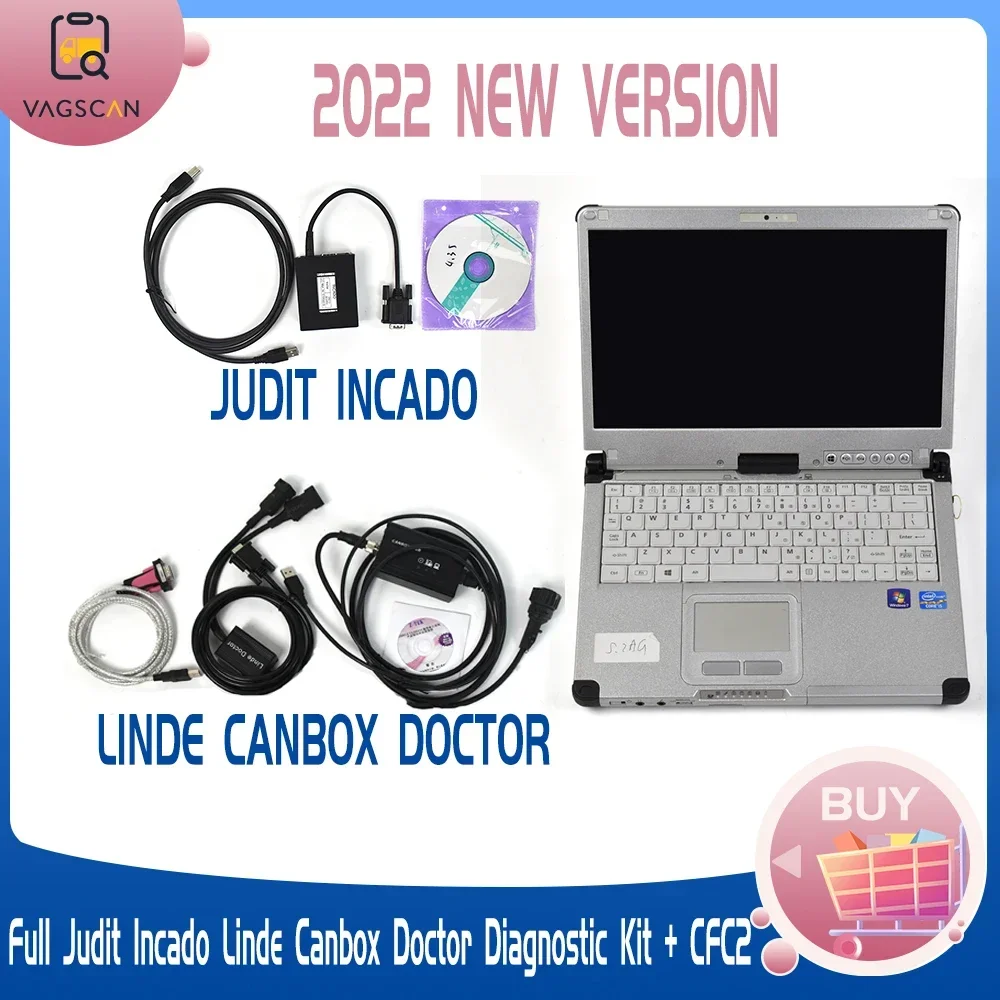 

Forklift Full for Linde Canbox Doctor Jungheinrich Judit Incado Diagnosis Kit Scanner Tools with CFC2 Laptop