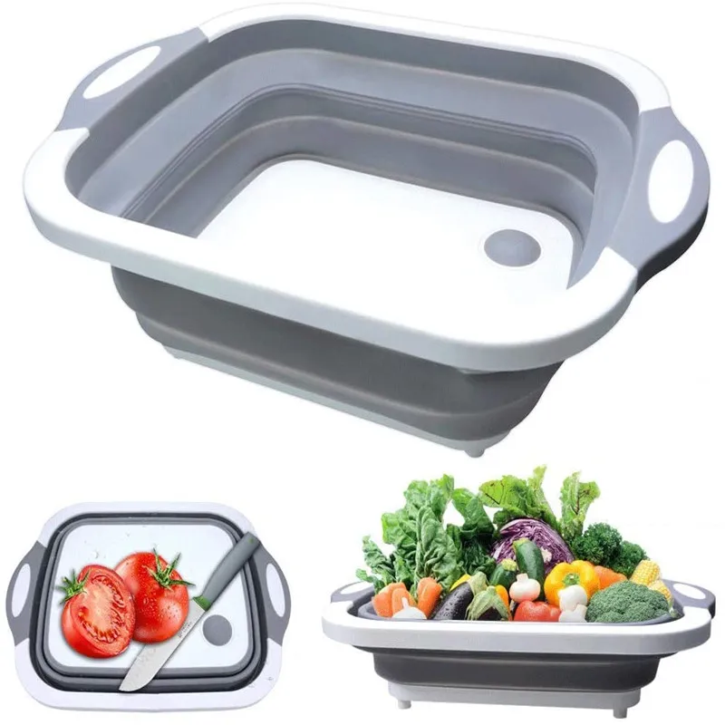 Household Folding Wash Basin Portable Sink Foot Bucket Washbasin Plastic Foldable Travel Outdoor Camp Basins |