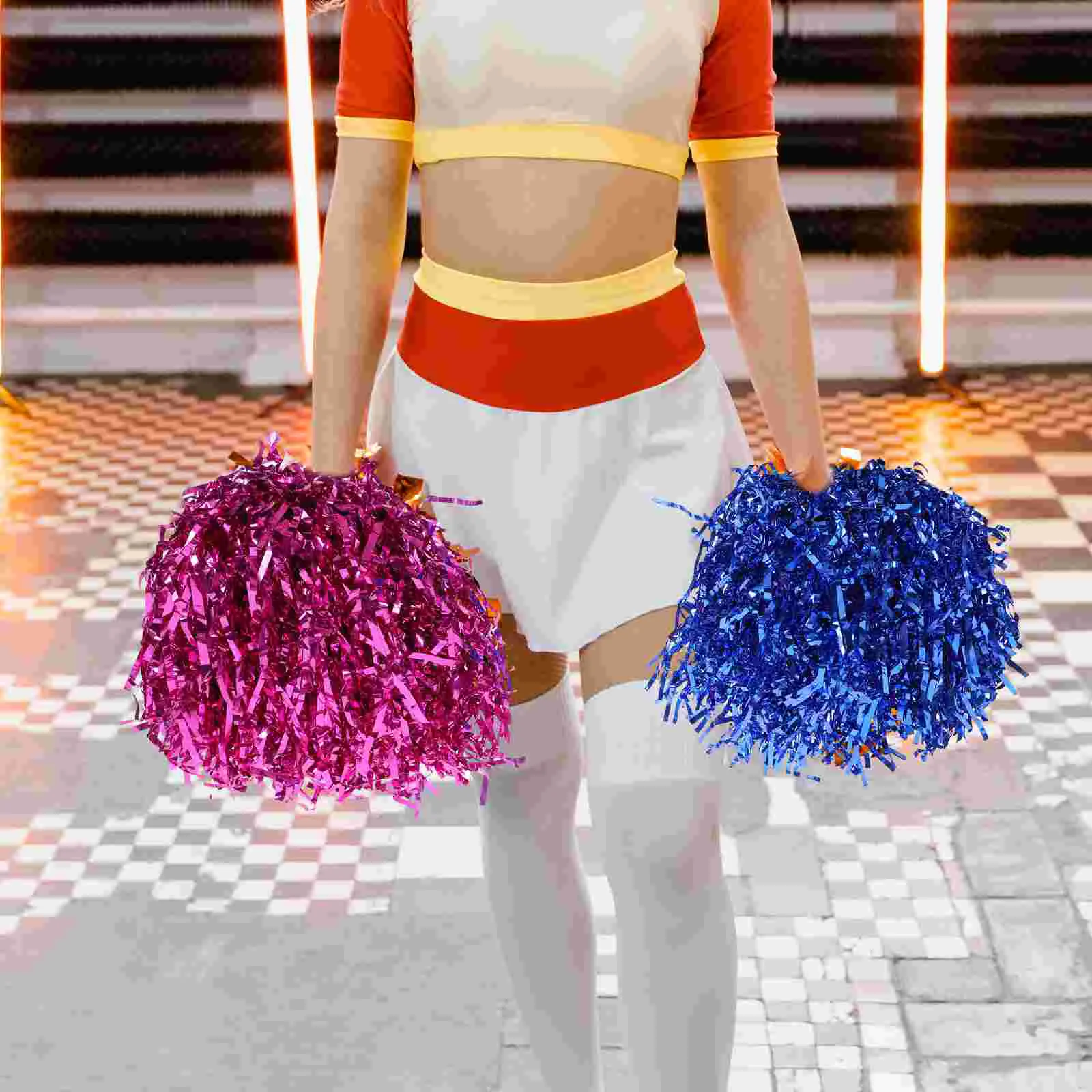 

Flower Cheerleading Bouquet Dance Pom Poms Cheering Supplies Pompom Props Performance Decor