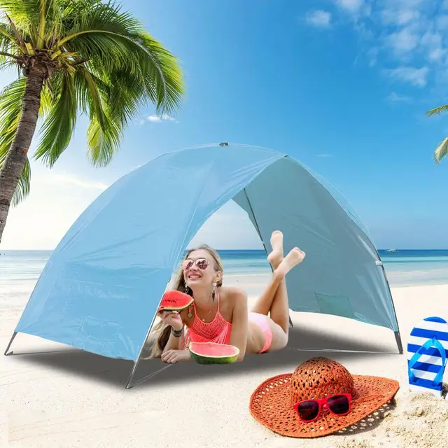Instant P op Up Beach Tent Lightweight Outdoor UV Protection ...