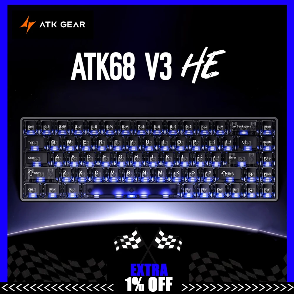ATK ATK68 V3 Magnetic Switch Keyboard Wired Mechanical Keyboard