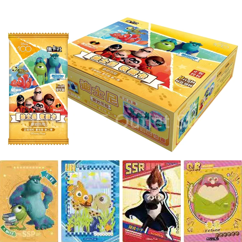 

NEW Monsters University Cards Disney Animated Movie The Incredibles Peripheral Genuine Full Set Trading Card Kids Hobby Game Toy