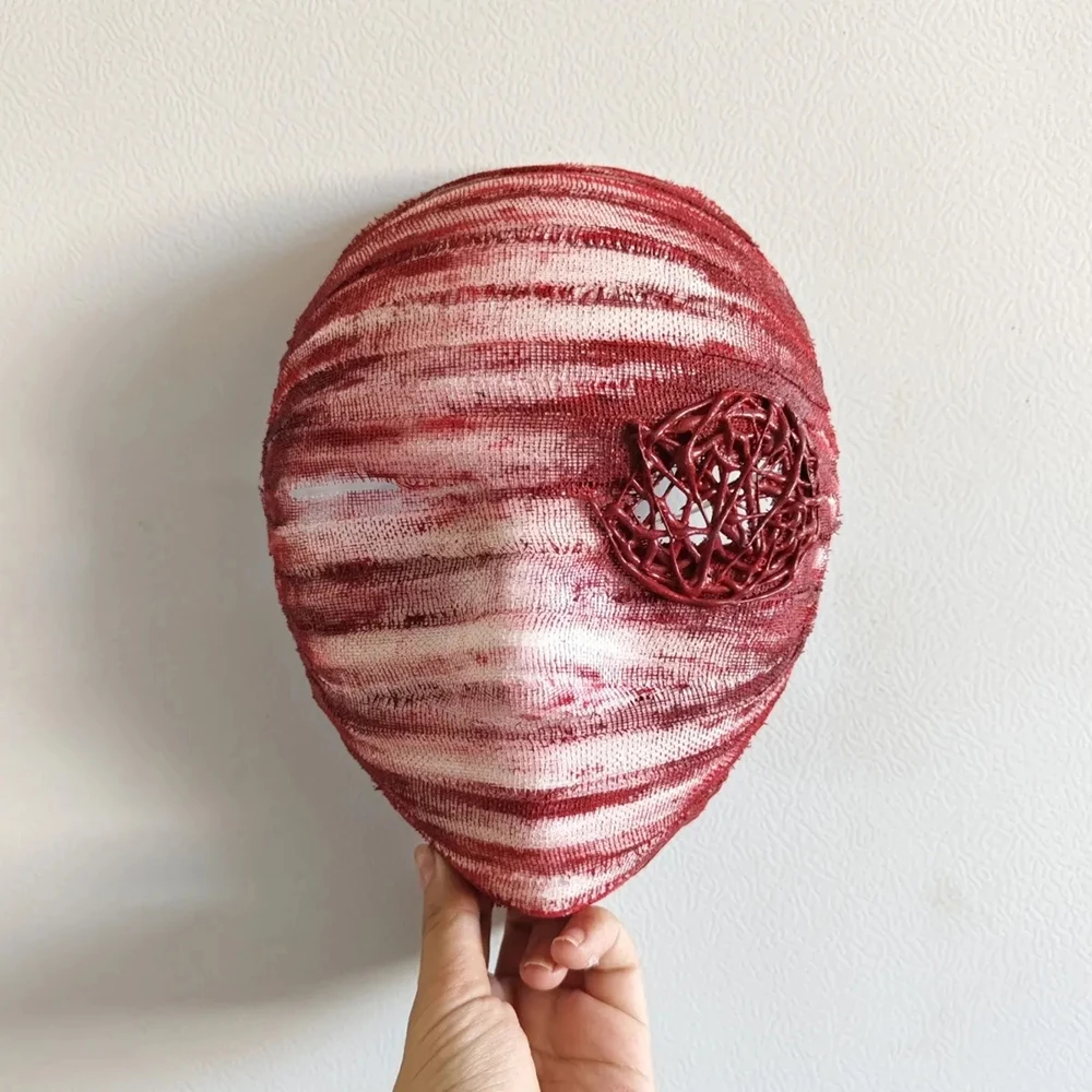 Silent Hill 2-Inspired Bubble Nurse Full Face Mask for Cosplay Events