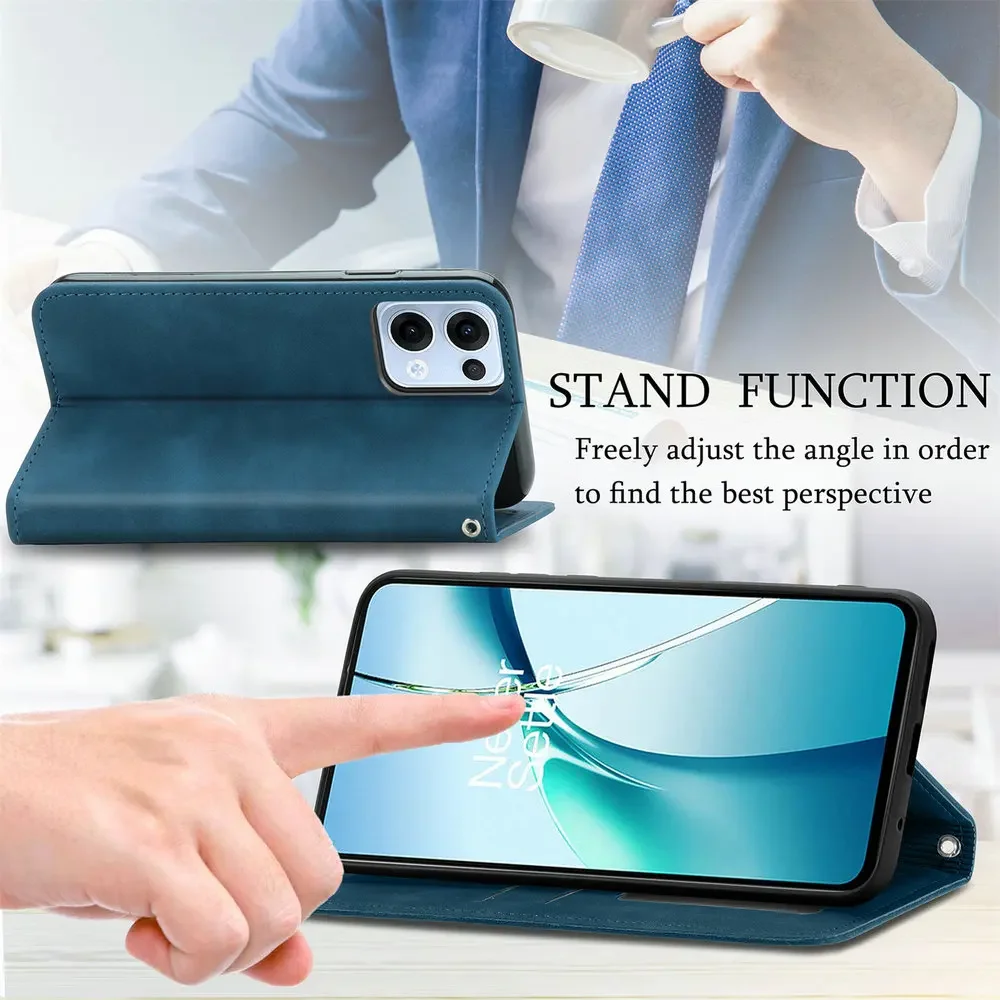 Luxury Leather Wallet Flip Case - Smooth 360° Protection