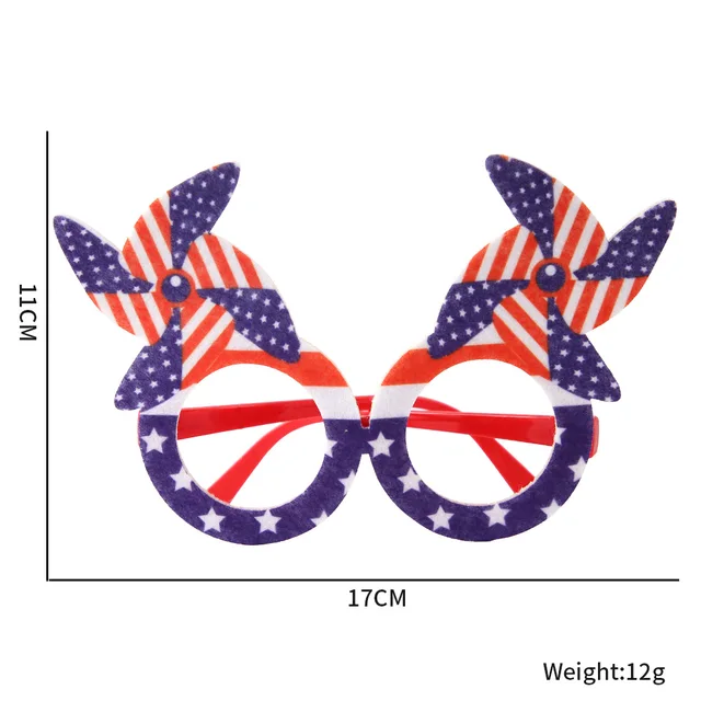 Independence Day Glasses Adult Children Party Decoration National Day Creative Toy Gift Hat Flag Glasses I LOVE USA Home 2