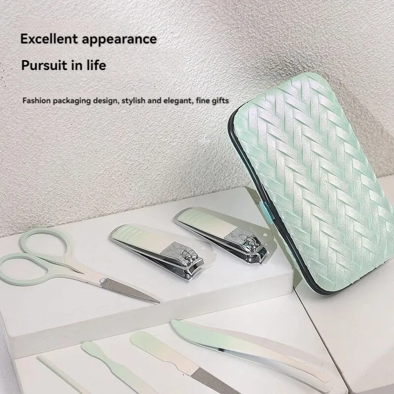 Nail Clippers 7pcs Stainless Steel Dead Skin Clipper Pedicure Manicure Implement Full Set of Professional Scissors Nail Clippers Nail Scissors
