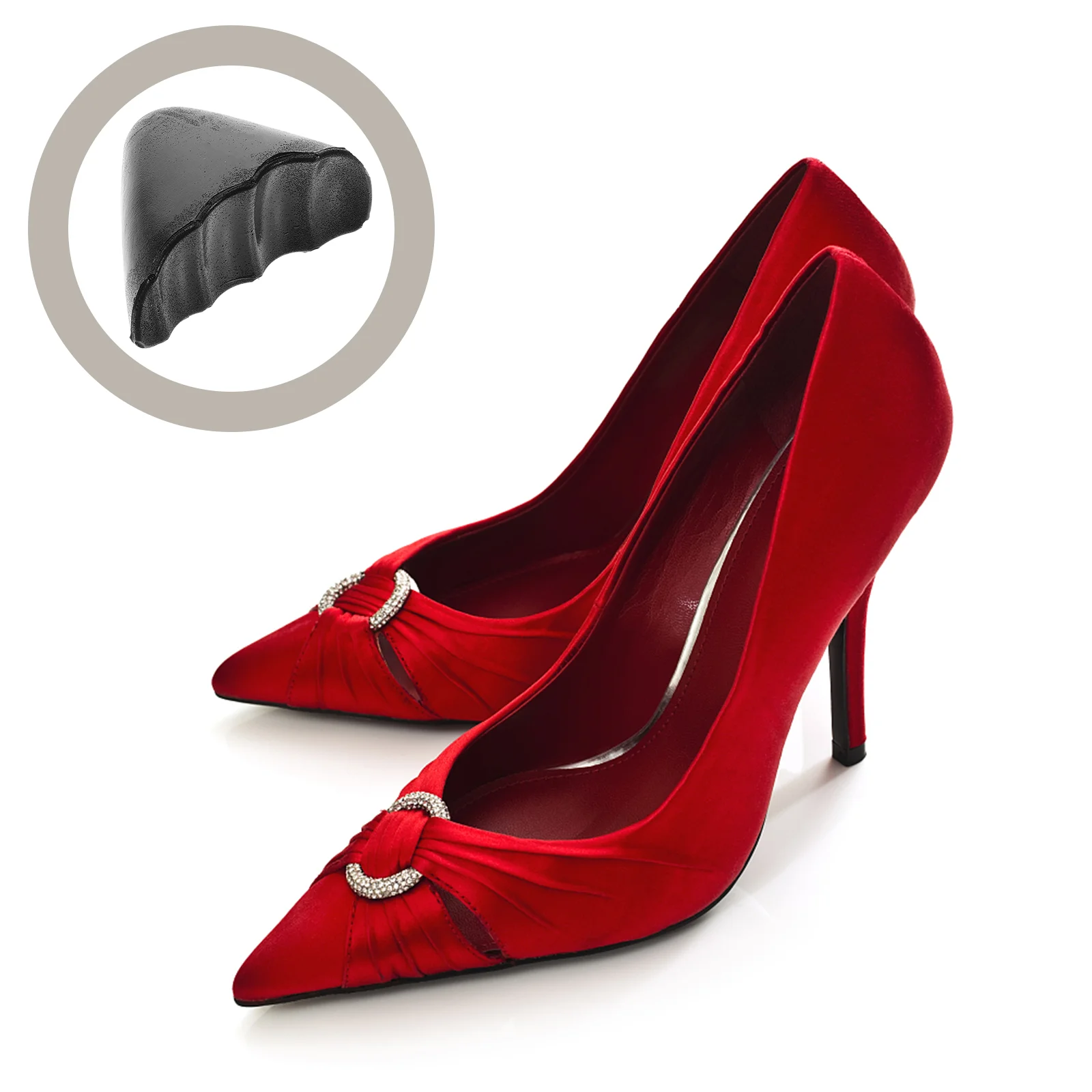 

Insoles High Heels Too Big Shoe Inserts Toe Filler Flat Shoes Plug Reusable Pu Adjustable Pumps Men Women