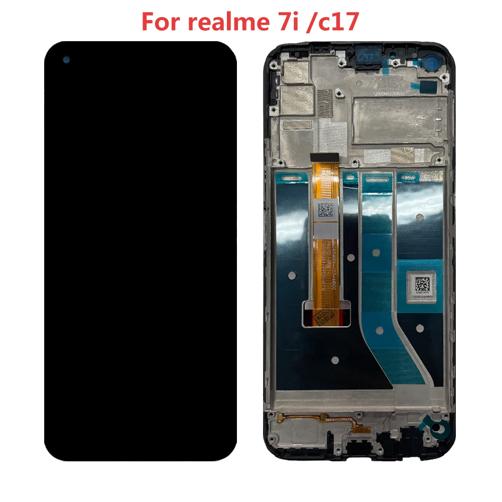 

6.5'' Inch LCD Screen For Realme 7i RMX2103 LCD Realme C17 RMX2101 LCD Display Touch Screen Digitizer Assembly Replacement Parts