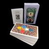 12x7cm Thoth Divination Tarot Deck with Guidebook High Quality Dnd Tarot English Cards Friends Family Prophecy 1
