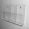 Bracket Remote Storage Box Holder Case Remote Control Storage Box TV Air Conditioner Wall Mount Acrylic Clear Brand New 3
