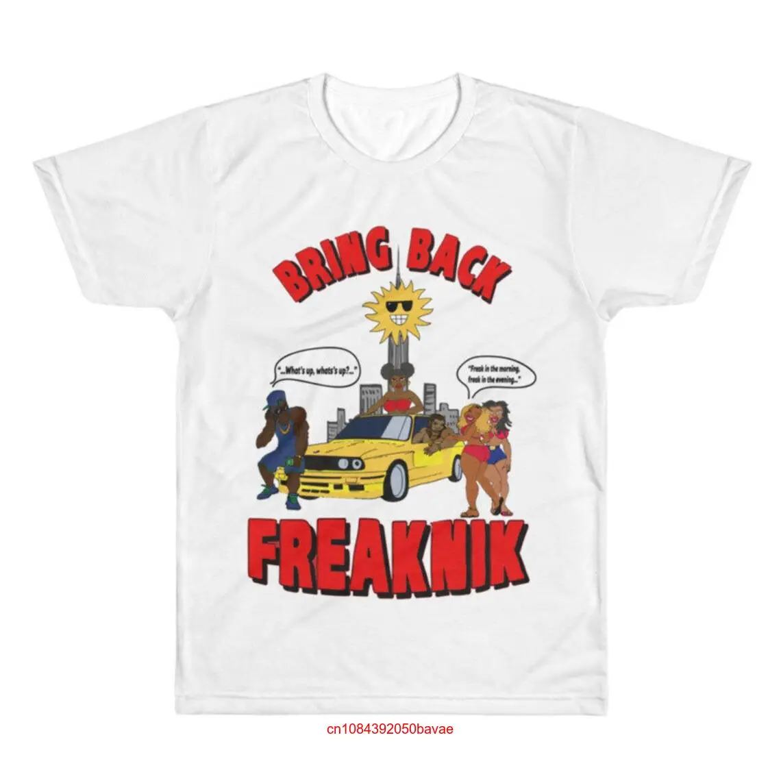 Новая популярная футболка Freaknik с возвратом, семейные хлопковые футболки всех размеров C173 с длинным или коротким рукавом
