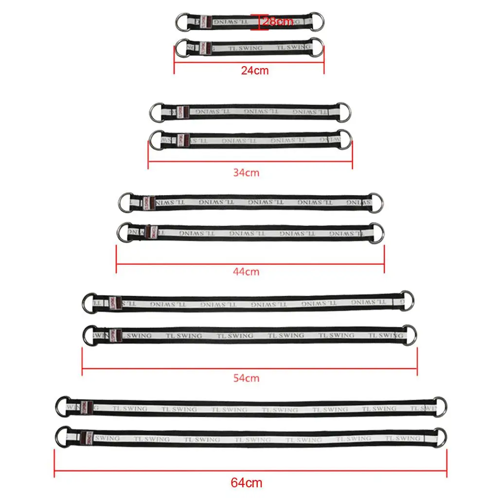 2PCS Heavy Duty Tree Swing Hanging Straps Belts, 4 Sizes Available