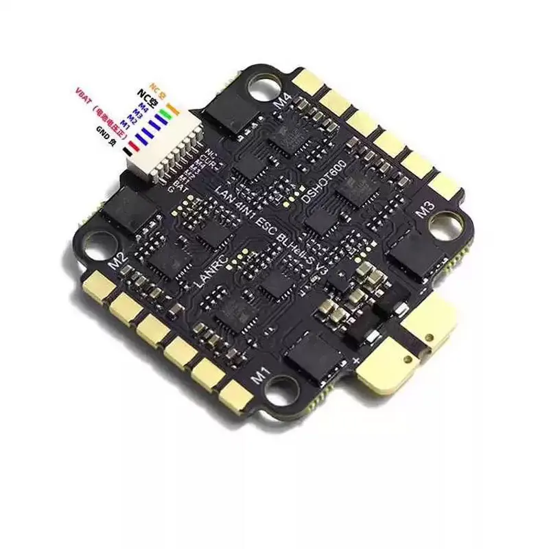 ESC 4-en-1 45A 60A BLHeli_S DSHOT600 2-6S pour Drone FPV