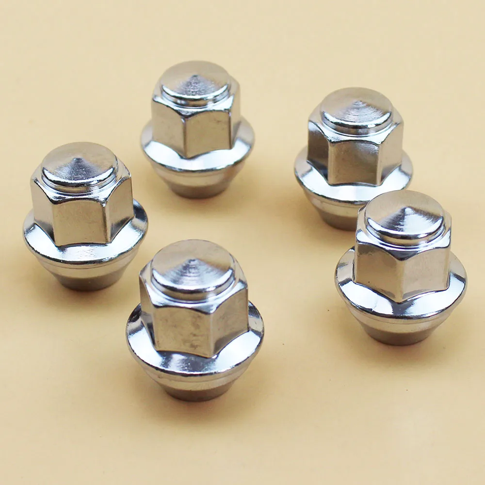 Car Styling 5PCS/lot Chrome Wheel Lug Nuts for Ford Foucs MK3 Mondeo