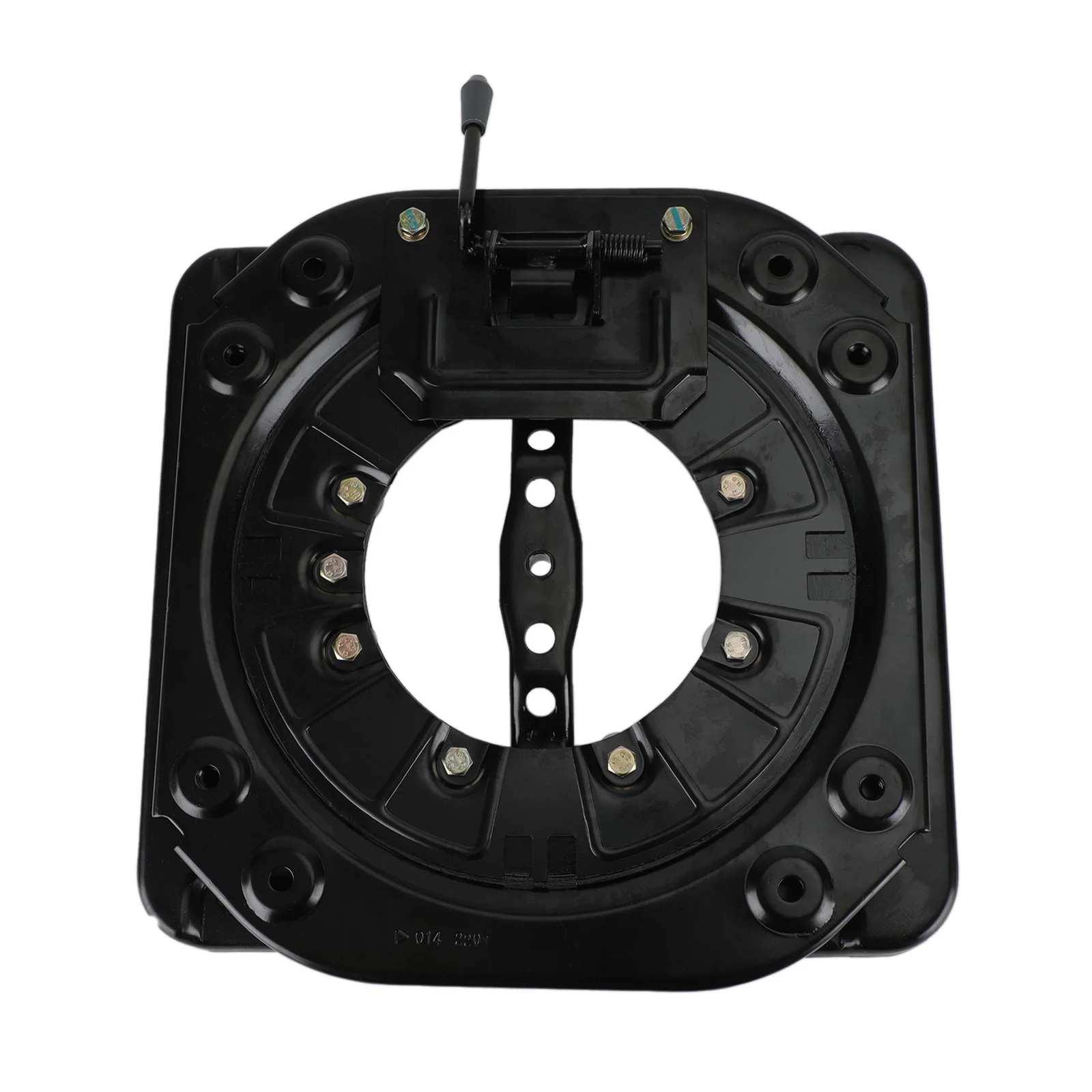 Campervan swivel seat base structure