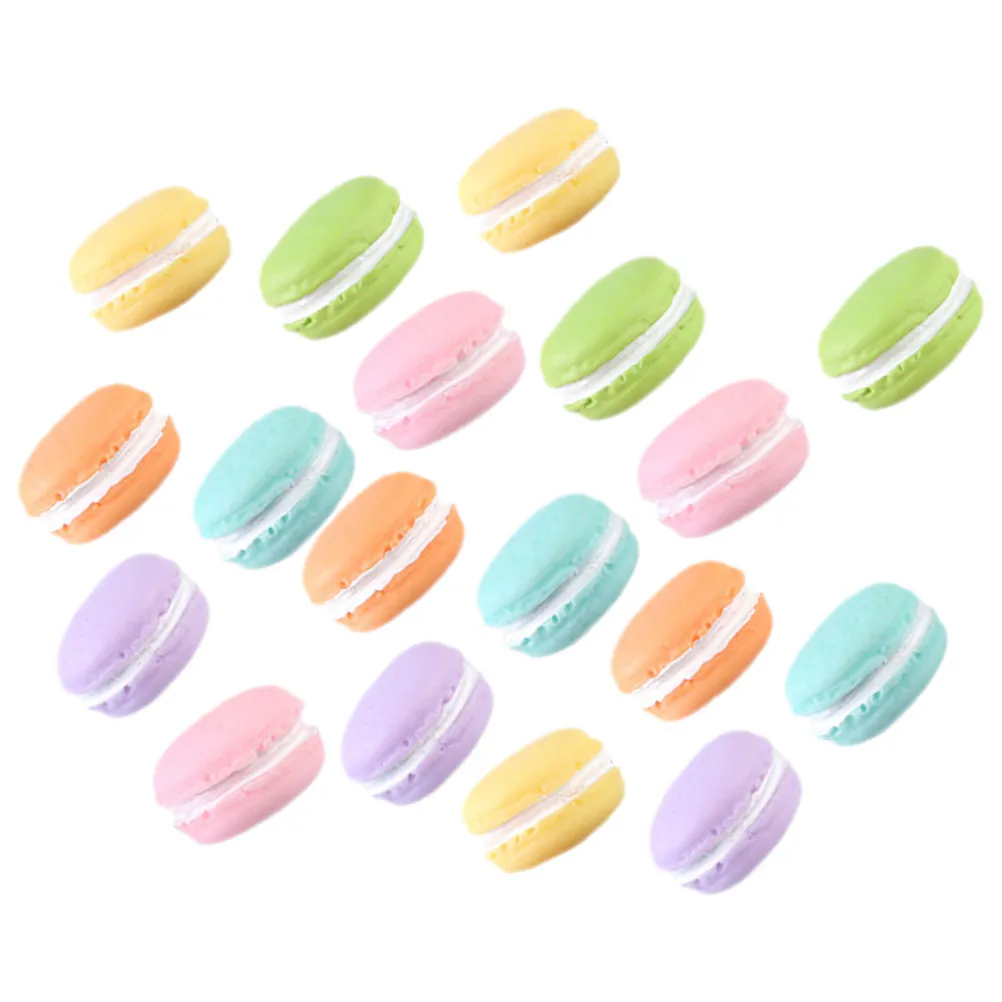 18Pcs 마카롱 모양의 푸시핀 다기능 압정 밝은 색상 편리한 홈 오피스 지도 코르크 보드 액세서리