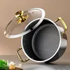 Honeycomb Stainless Steel Soup Pot 1