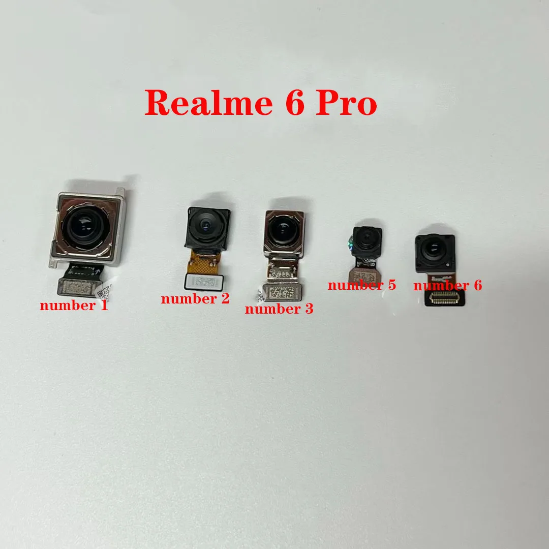 

Новинка, оригинальный запасной гибкий кабель для задней камеры Realme 6 Pro + для замены фронтальной маленькой камеры