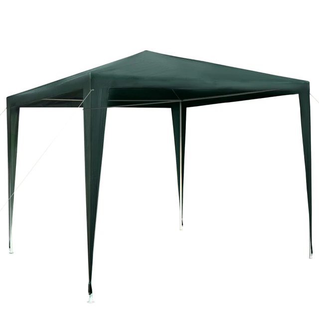 Kültéri Kerti Pavilon, Pavilonok, Nagy Sátor, Party Időjárásálló Szúnyoghálóval, Poliészter Szürke 2,7 M. - Image 2