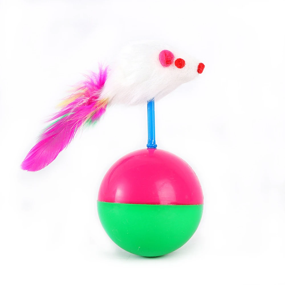Fun Teasing Cat Toy Mimi Favorite Fur Mouse Tumbler Kitten Cat Toys Play Balls For Catch Fun Pet Supplies - Image 5