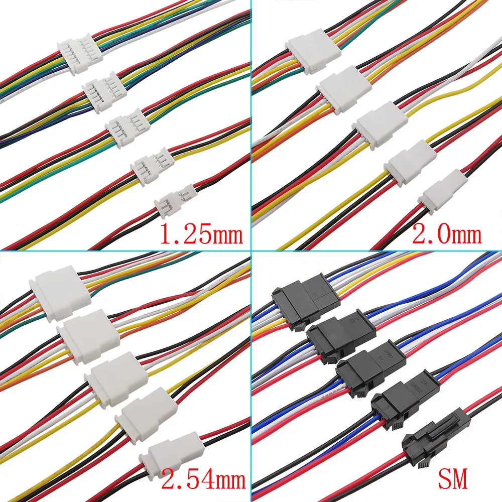 10 Connettori JST SM Maschio-Femmina 16cm - Per Strisce LED 3528 E Driver Senza Saldatura - Foto 7