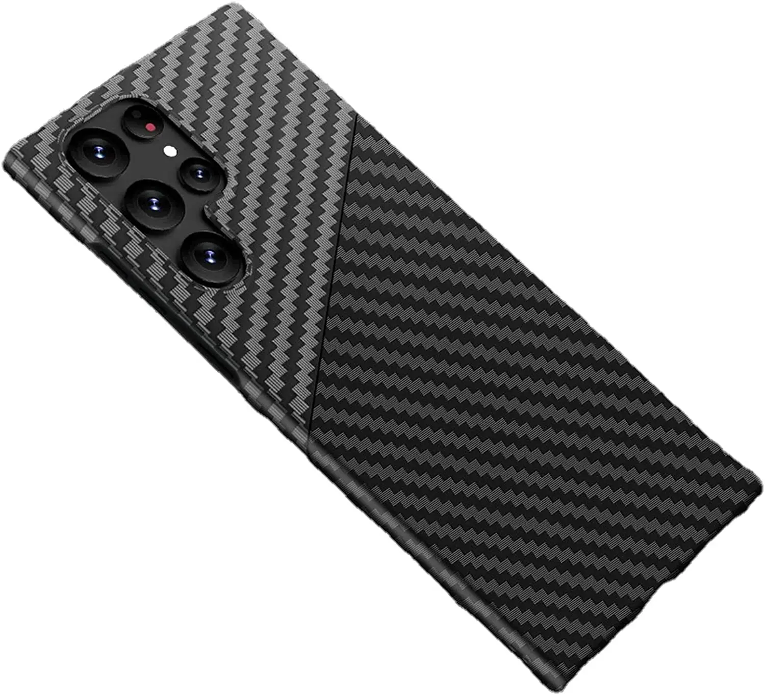 

Тонкий чехол из углеродного волокна для Samsung Galaxy S23/S22, универсальный противоударный чехол для телефона с объективом, поддержка беспроводной зарядки