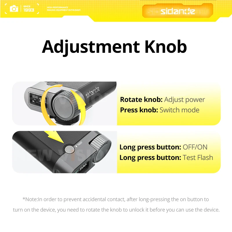 SIDANDE S01 키트 휴대용 카메라 플래시 G16 고휘도 10W 고속 충전 2000mAh 긴 배터리 수명 범용 카메라 플래시