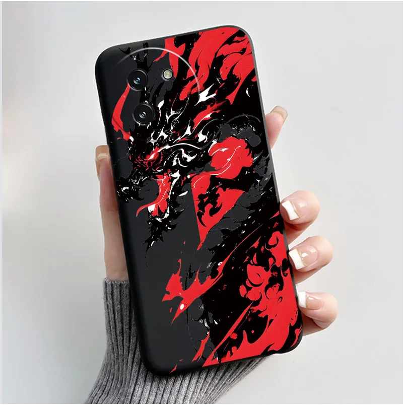 Stylish Black Love Shockproof Silicone Phone Case