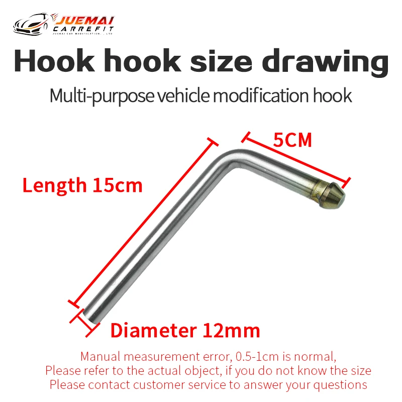 Stainless Steel 304 Refit Car Exhaust Pipe Hanger Steel Solid Hook 15cm Length Universal Suspension Muffler Accessories exhaust pipe hanger