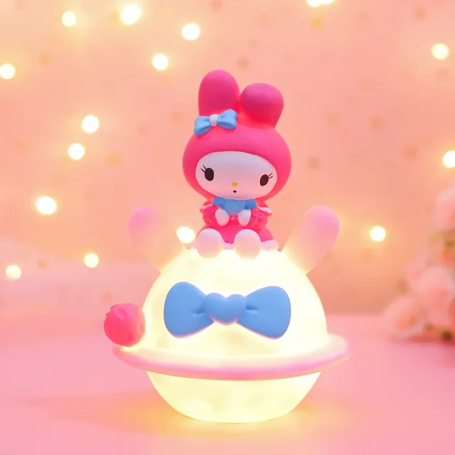 Kuromi Cinnamonroll Moon Led Light Kawaii 3d Cartoon - Temu