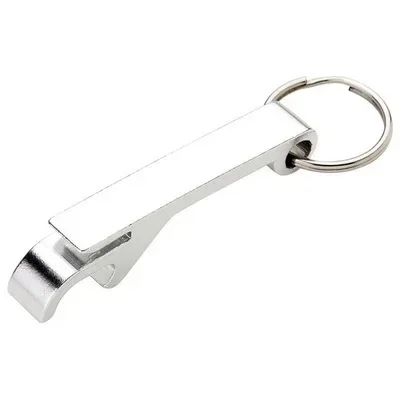 Compact 4-in-1 Aluminum Keychain Bottle Opener - Vibrant Colors, Perfect Party Favor Gift