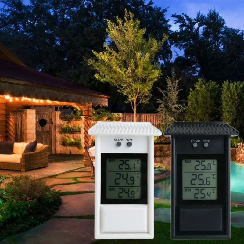 

Водонепроницаемый измеритель температуры и влажности на открытом воздухе с функцией памяти