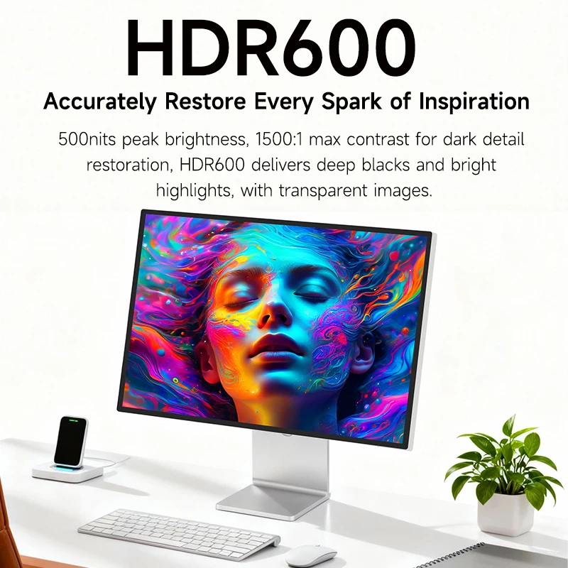 Kuycon P20 28.2 인치 4500*3000 디스플레이 스크린 모니터 디자이너 브래킷 없는 고화질 IPS 미러 표면 스크린 모니터