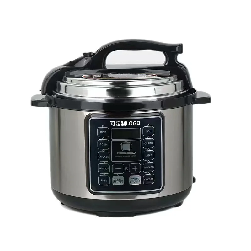 6L electric pressure cooker 1500W household multifunctional electric pressure cooker stew soup cooking timer fully automatic 6