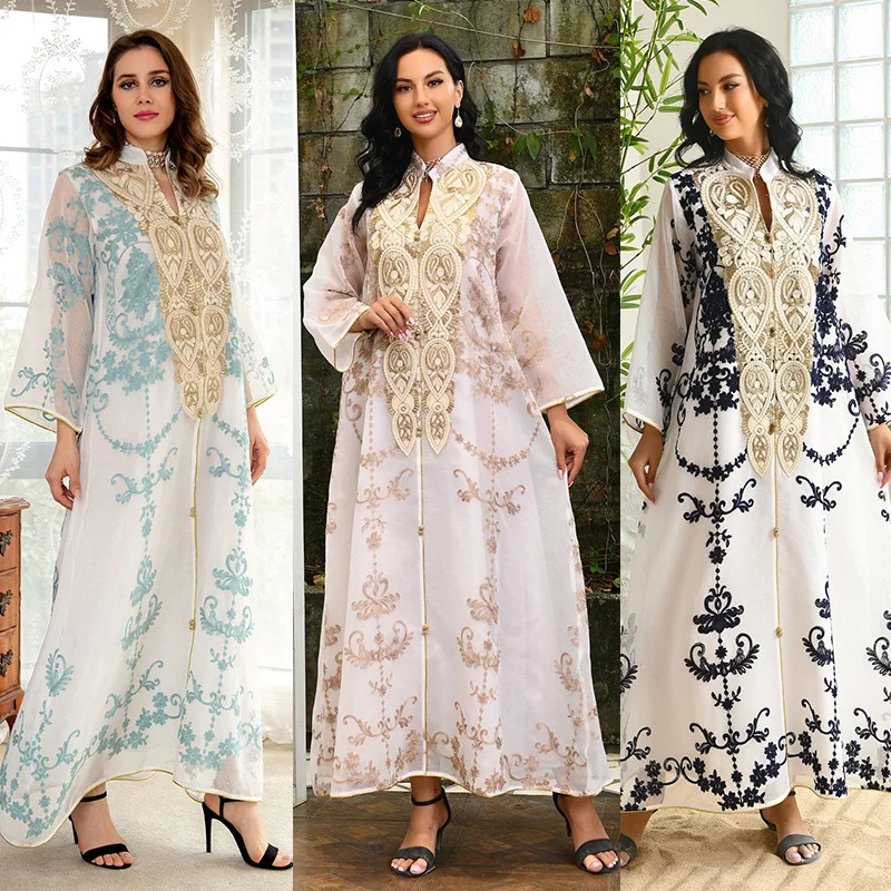 

Abaya Kaftan Polyester Slight Strech Satin Adult Regulai Fit 100 Dresses Jalabiyat Ramadan 2023 Direct Selling