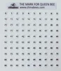 10pcs Beekeeping Bee breeding tool special queen mark number sticker 4