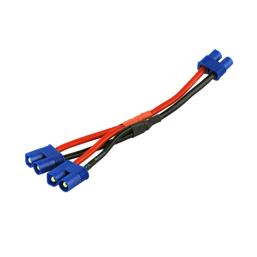 Deans EC3 EC5 JST XT60 TRX XT90S MPX Tamiya Serieller Parallelbatterie-Adapter-Anschluss mit 20/12/10awg-Drahtkabel für RC-Hobby – Detail 8