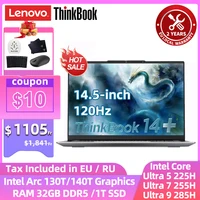 Lenovo ThinkBook 14+ Laptop Ultra 5 225H/Ultra 7 255/Ultra 9 285H/Intel Arc 130T/140T 32GB DDR5 1T SSD 14.5 inches 120Hz Screen 1