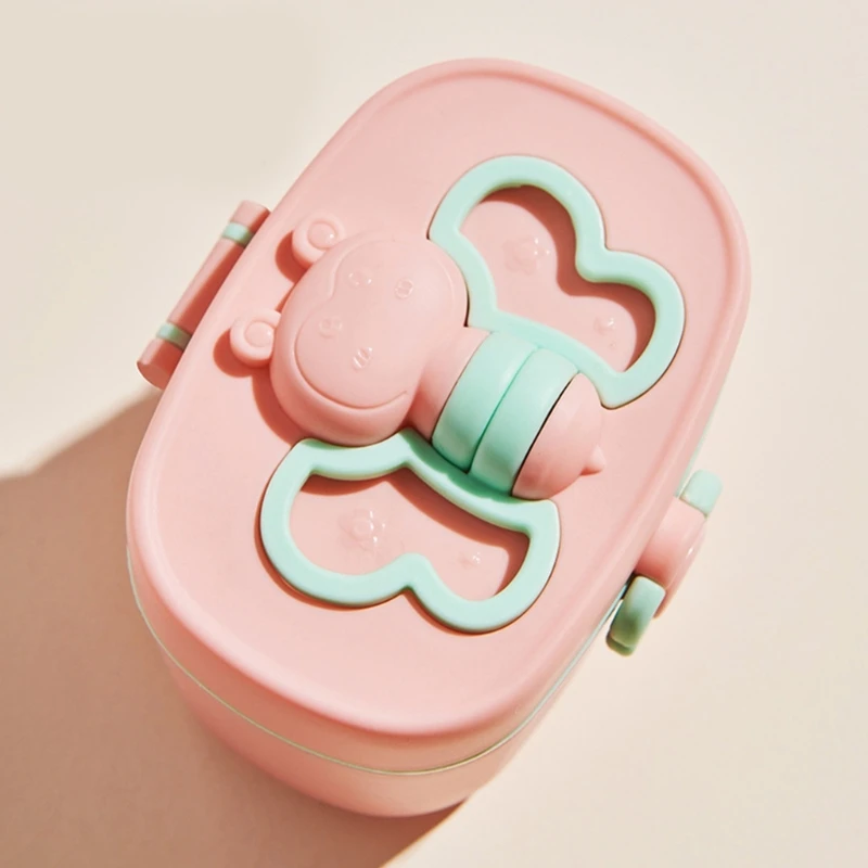 Infant Milk Powder Storage Box Formula Dispenser Container Box Portable Baby Organizing Case with Dual Seal Cover
