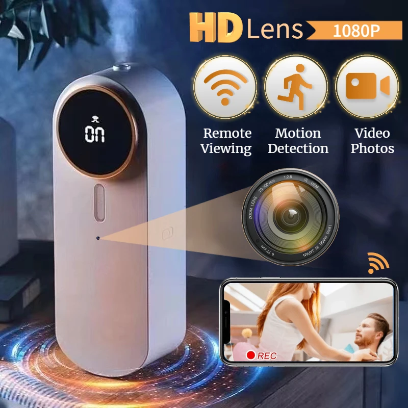 1080P HD WIFI Mini Camera Air Freshener Camera Aromatic Essential Oils
