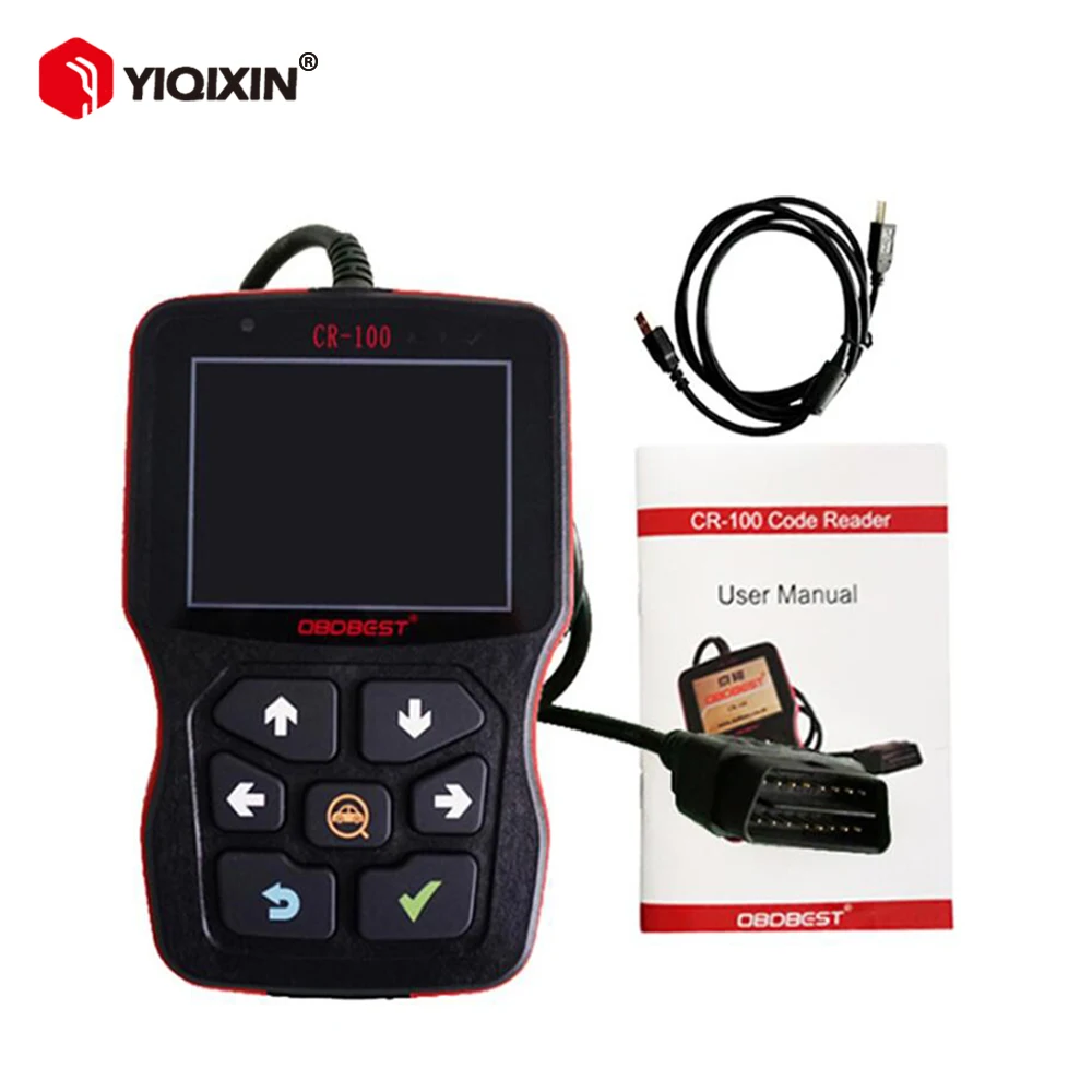

HOT Odbest CR-100CR100 OBDII EOBD Code Reader Obstacle Detector Newest 16Pin Clear Faults Code